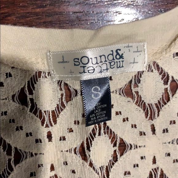 ‼️ 5/$25 SOUND & MATTER Lace-Back Razorback - Picture 2 of 3